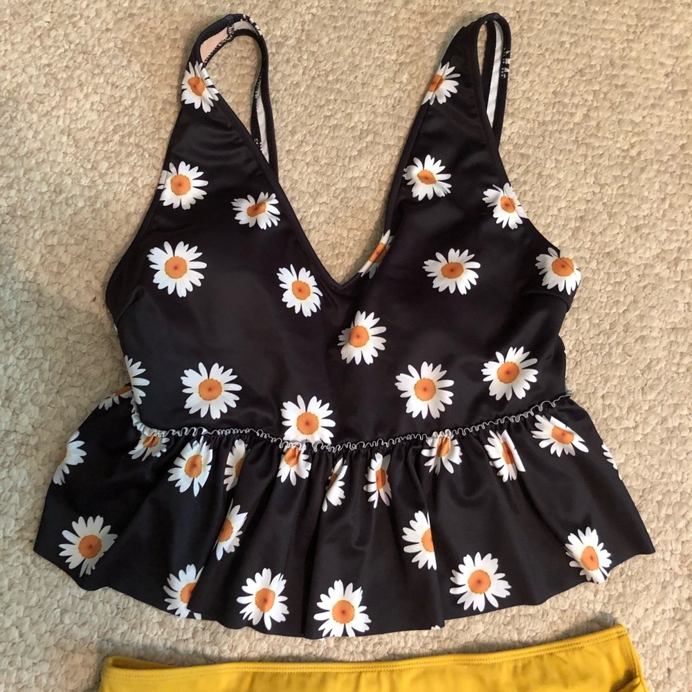 Kortni Jeane V-neck swim top